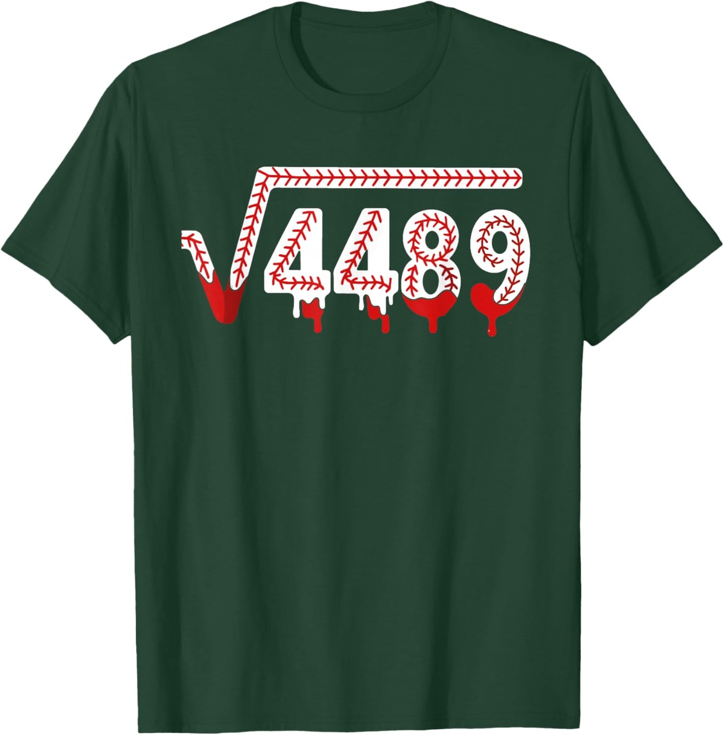 67 Ice Cream Drip Meme Baseball Square Root 4489 Slang Math T-Shirt - T-Shirt | Forest