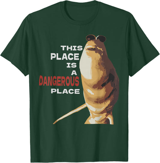 Marcus The Worm Cartoon Character Graphic Art T-Shirt - T-Shirt | Forest