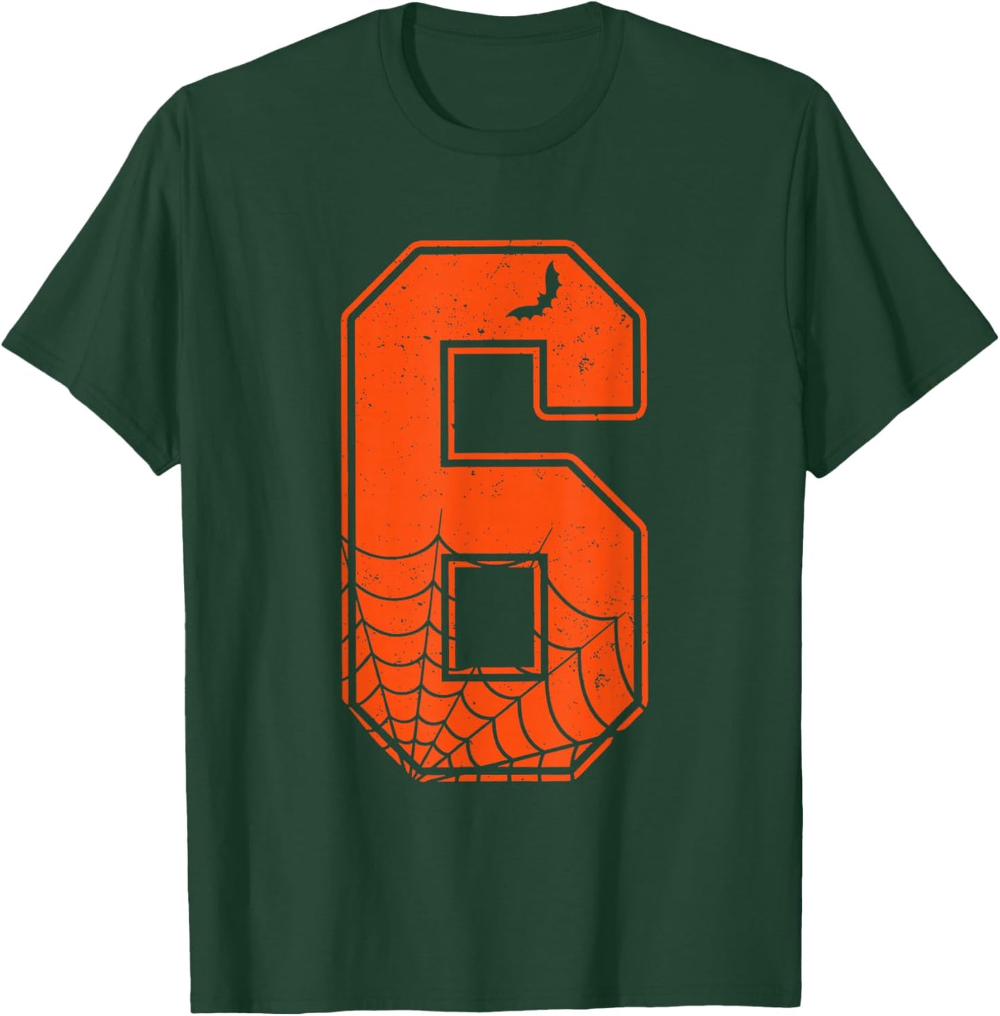 Number 6 67 Meme Costume Matching Group Halloween Spider T-Shirt - T-Shirt | Forest
