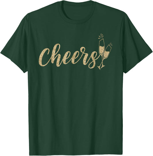 Cheer to The New Year Happy New Year 2026 Party Girl Women T-Shirt - T-Shirt | Forest