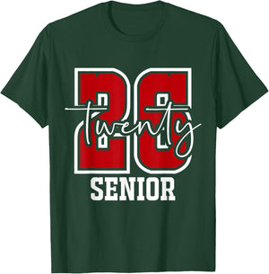 Class of 2026 Senior Graduation from High School College T-Shirt - T-Shirt | Forest