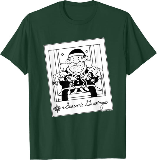 Diary of a Wimpy Kid Santa Greeting's Photo T-Shirt - T-Shirt | Forest