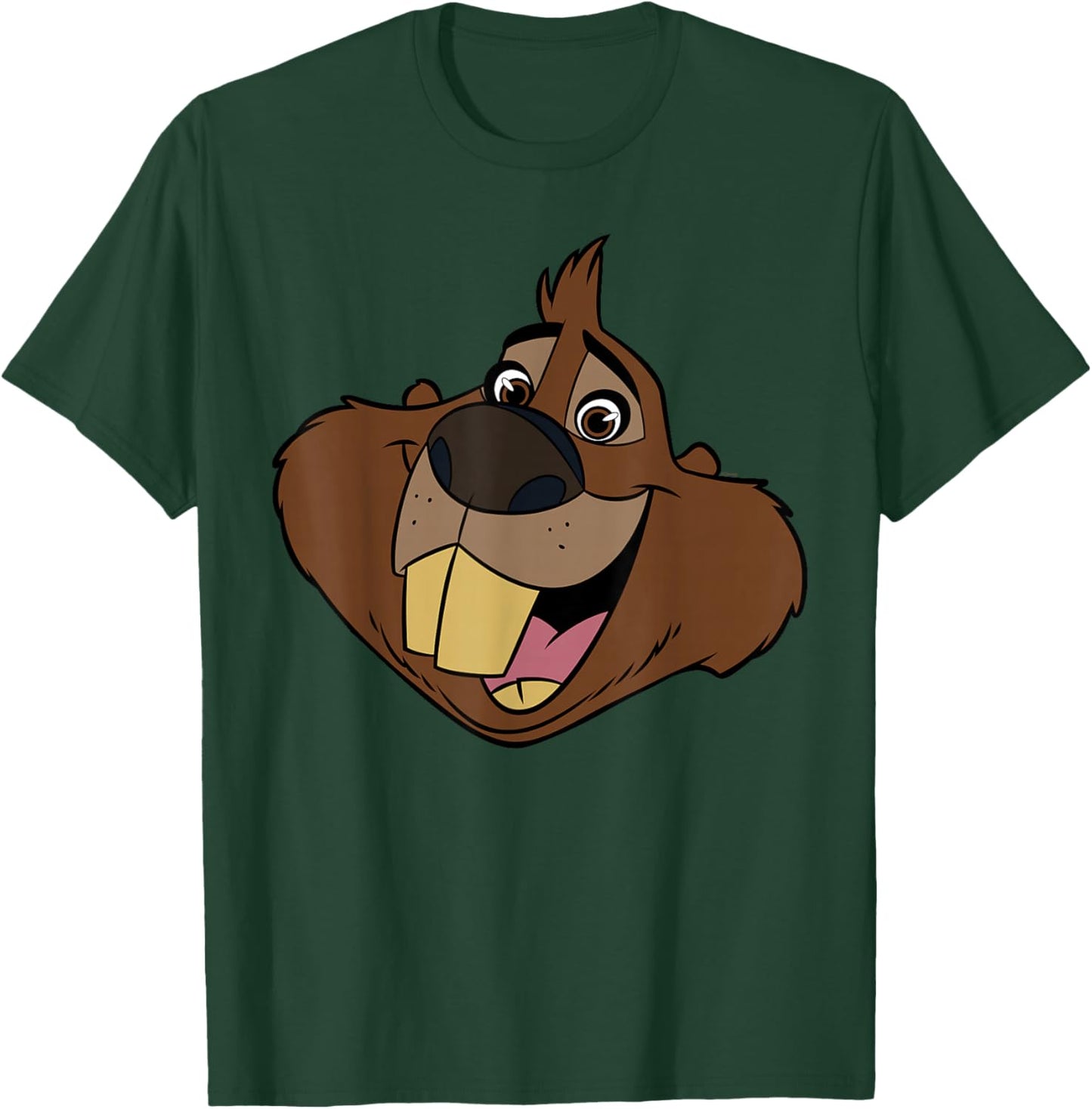 Disney Zootopia 2 Nibbles Beaver Big Face Halloween Costume T-Shirt - T-Shirt | Forest