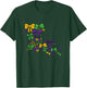 Coquette Mardi Gras New Orleans Louisiana Map Parade Costume T-Shirt - T-Shirt | Forest