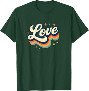 Retro Love T-Shirt - T-Shirt | Forest