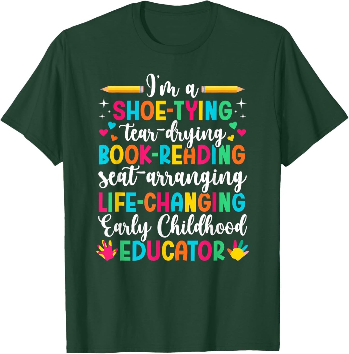 Early Childhood Educator Definition Early Childhood Teacher T-Shirt - T-Shirt | Forest