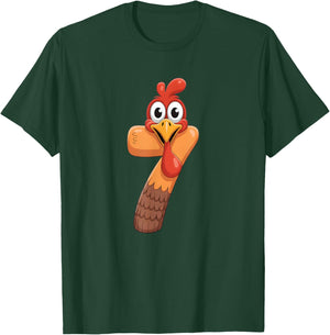 Funny 67 Six Seven Meme Couple Matching Turkey Thanksgiving T-Shirt - T-Shirt | Forest
