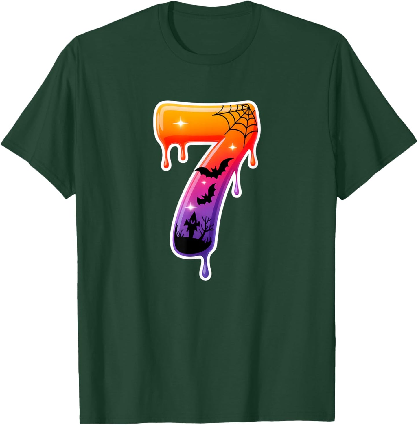Six Seven 67 6 7 Meme Design Funny Ice Cream Drip Costume T-Shirt - T-Shirt | Forest