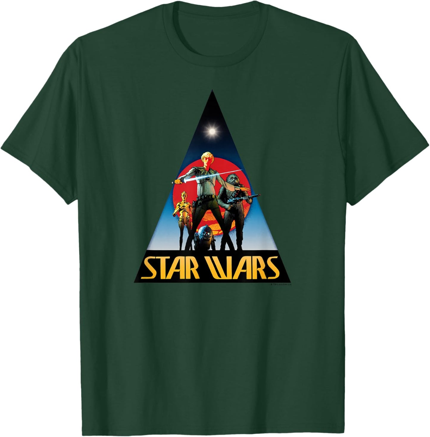 Star Wars - Classic - Retro Star Wars Logo T-Shirt - T-Shirt | Forest