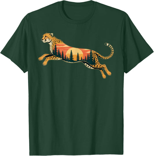 Cheetah Face Women Cheetah Print Stuff Nature Forest Cheetah T-Shirt - T-Shirt | Forest