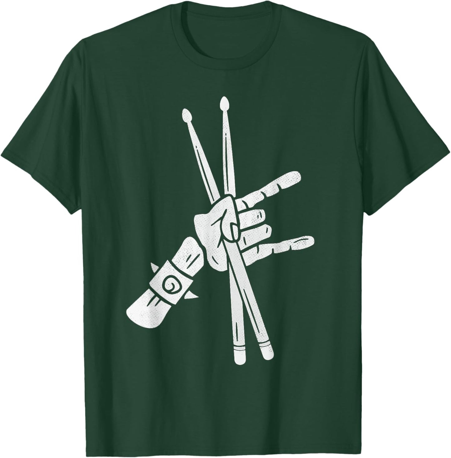 Drums Drummers Men Boys Drummer T-Shirt - T-Shirt | Forest
