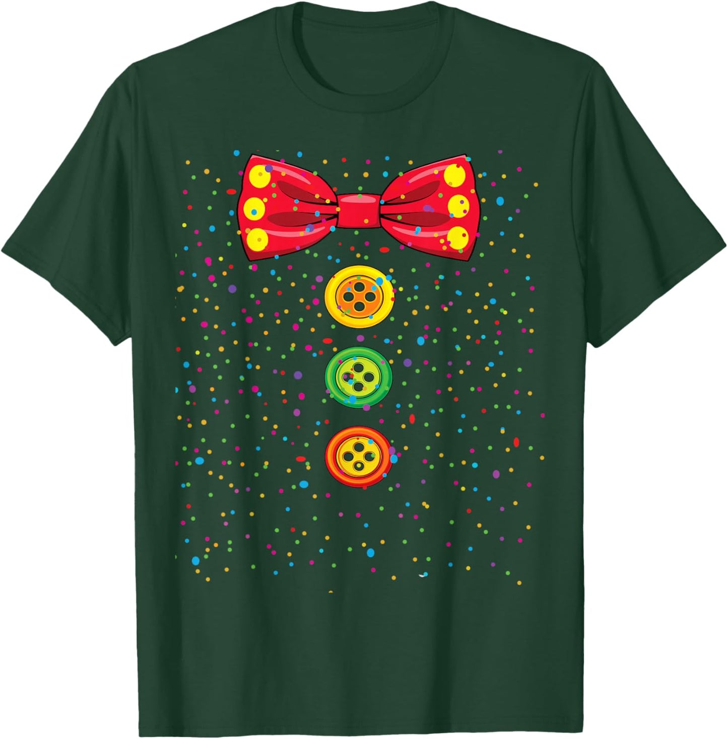 Funny Clown Costumes for Children Carnival Costume T-Shirt - T-Shirt | Forest