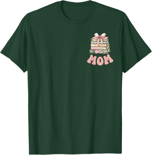 Mom Book First Chapter Birthday Family Matching Party T-Shirt - T-Shirt | Forest