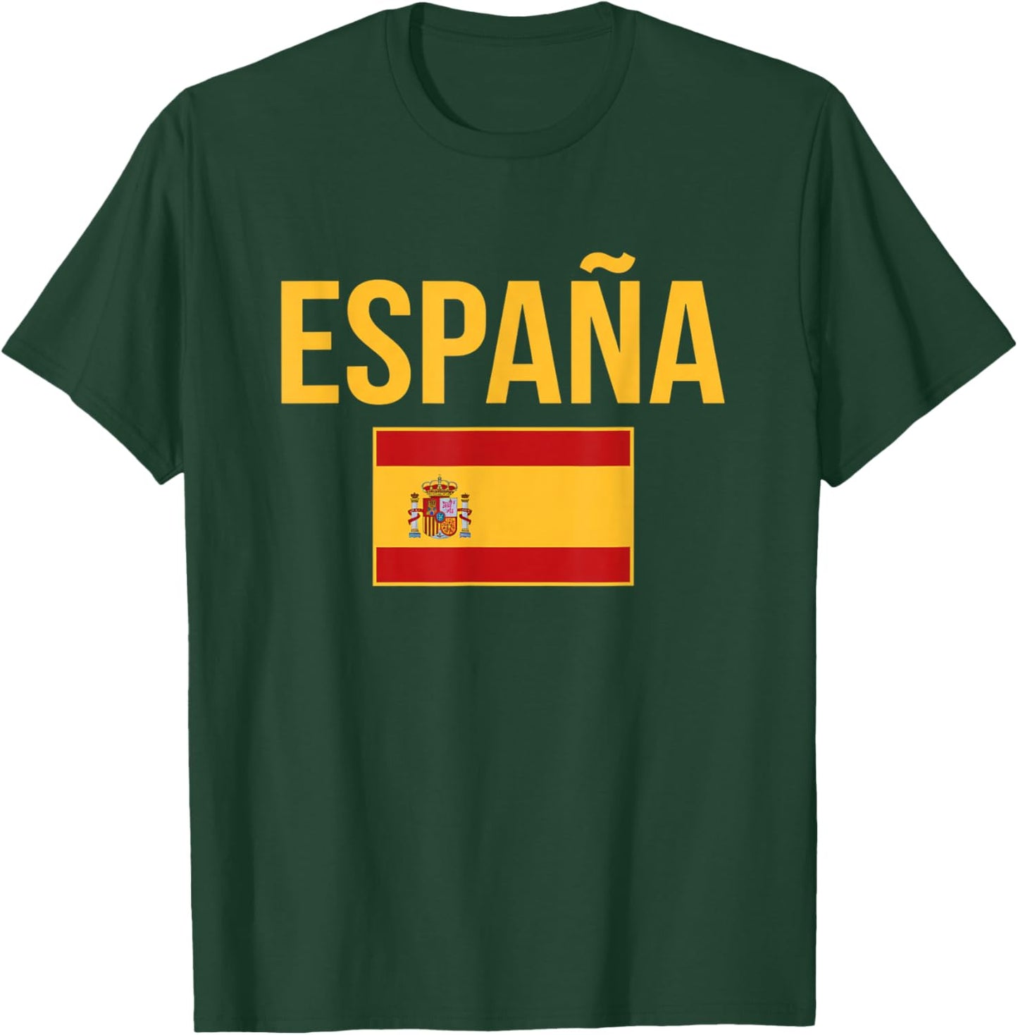 Espaa Spanish Spain Flag Travel Vacation Souvenir T-Shirt - T-Shirt | Forest