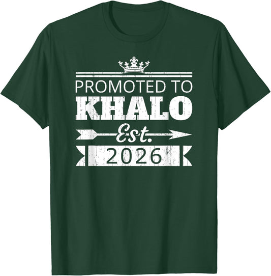 Promoted to Khalo Est 2026 New Uncle Reveal Vintage T-Shirt - T-Shirt | Forest
