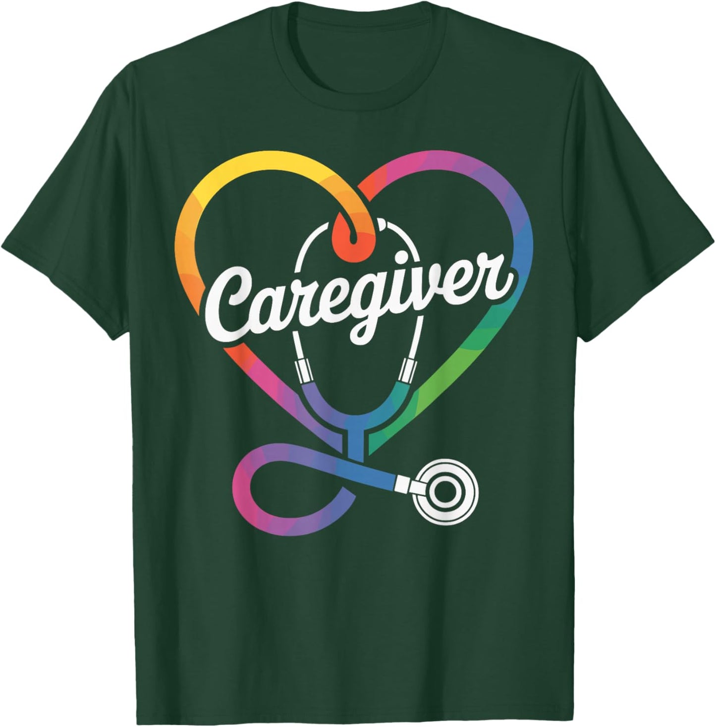 Caregiver Heart T-Shirt - T-Shirt | Forest