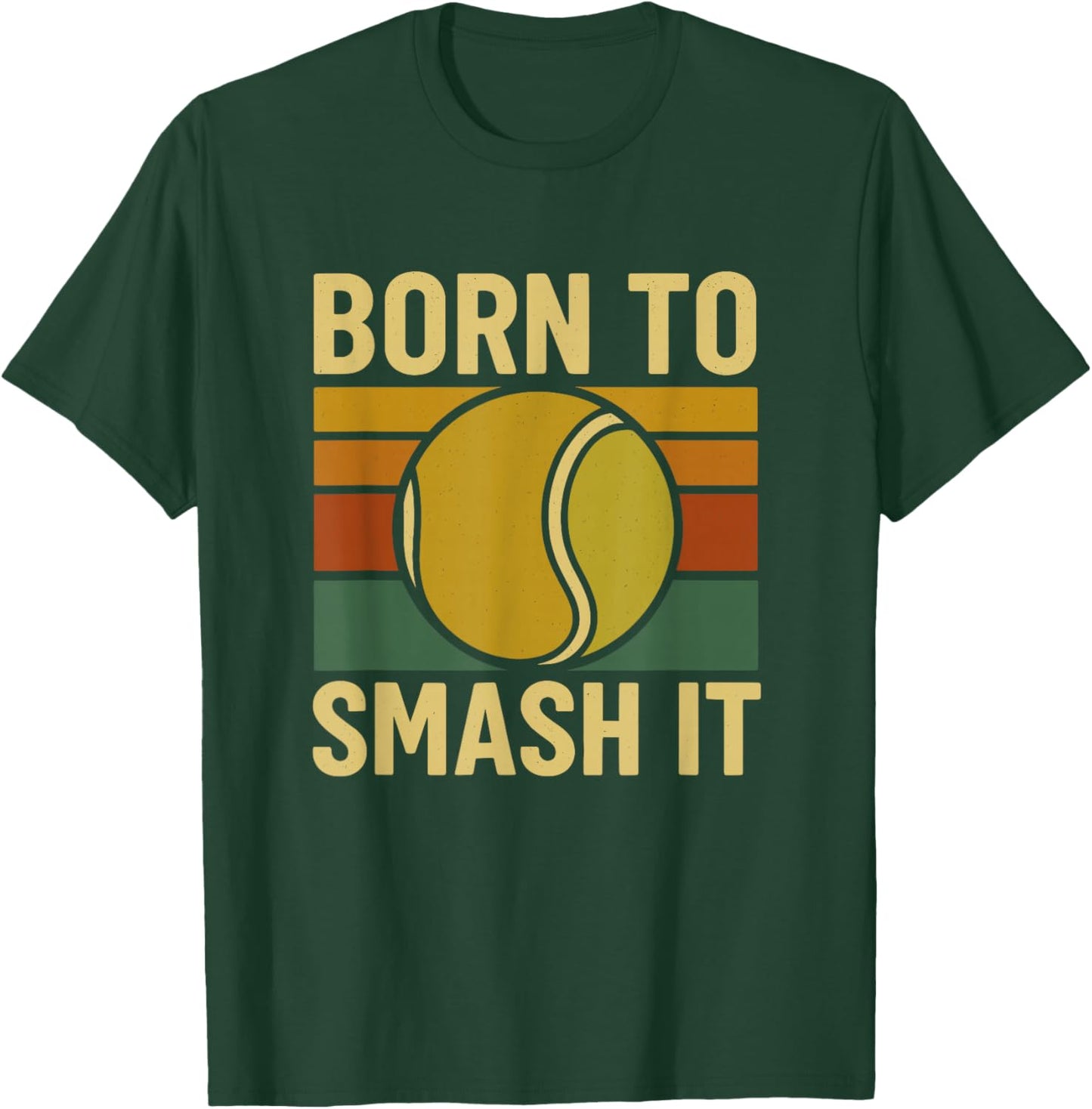 Funny Tennis Women Men Boys Girls T-Shirt - T-Shirt | Forest
