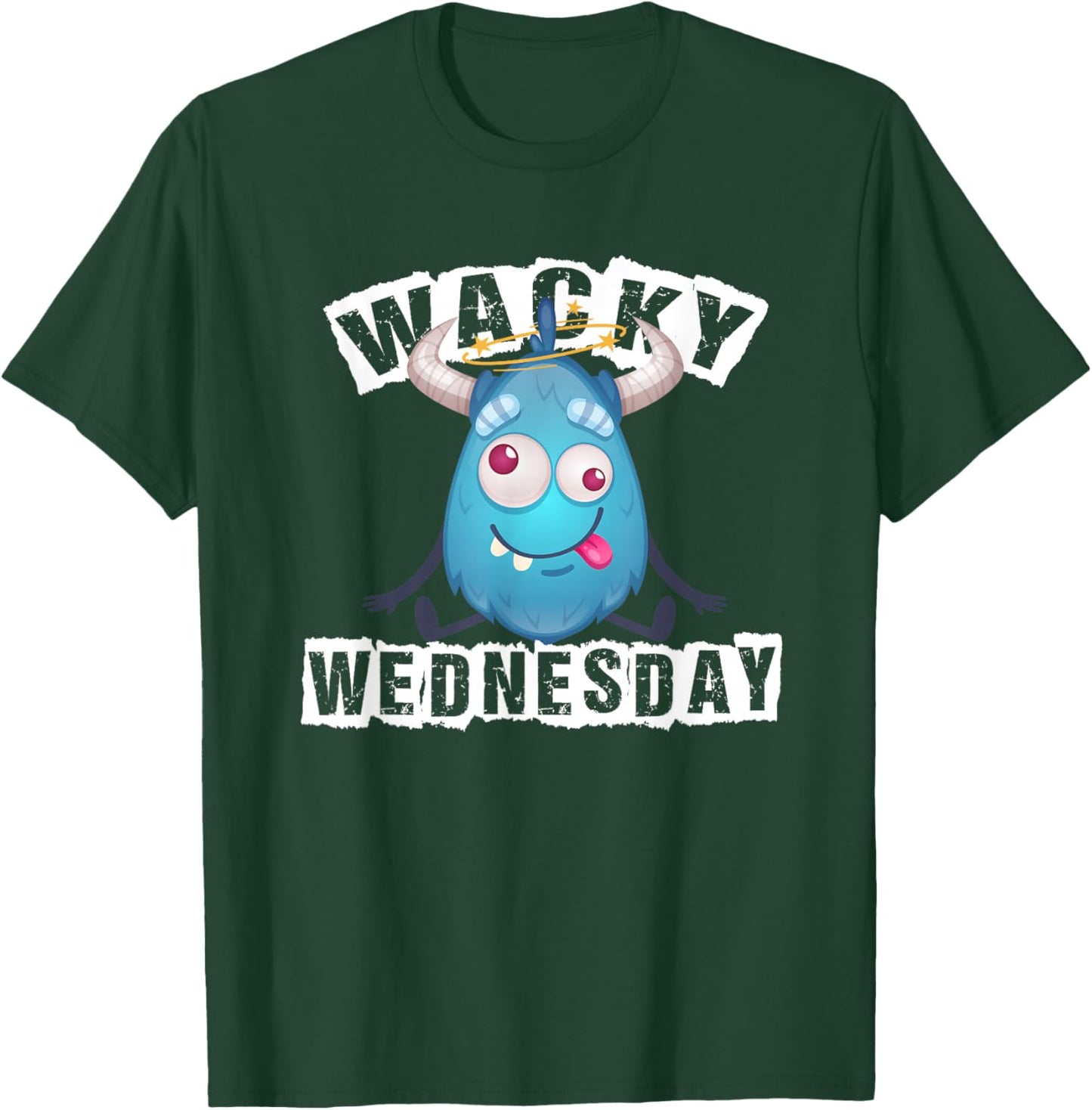 Wacky Wednesday Kids and Teachers | Mismatch Day Spirit Week T-Shirt - T-Shirt | Forest