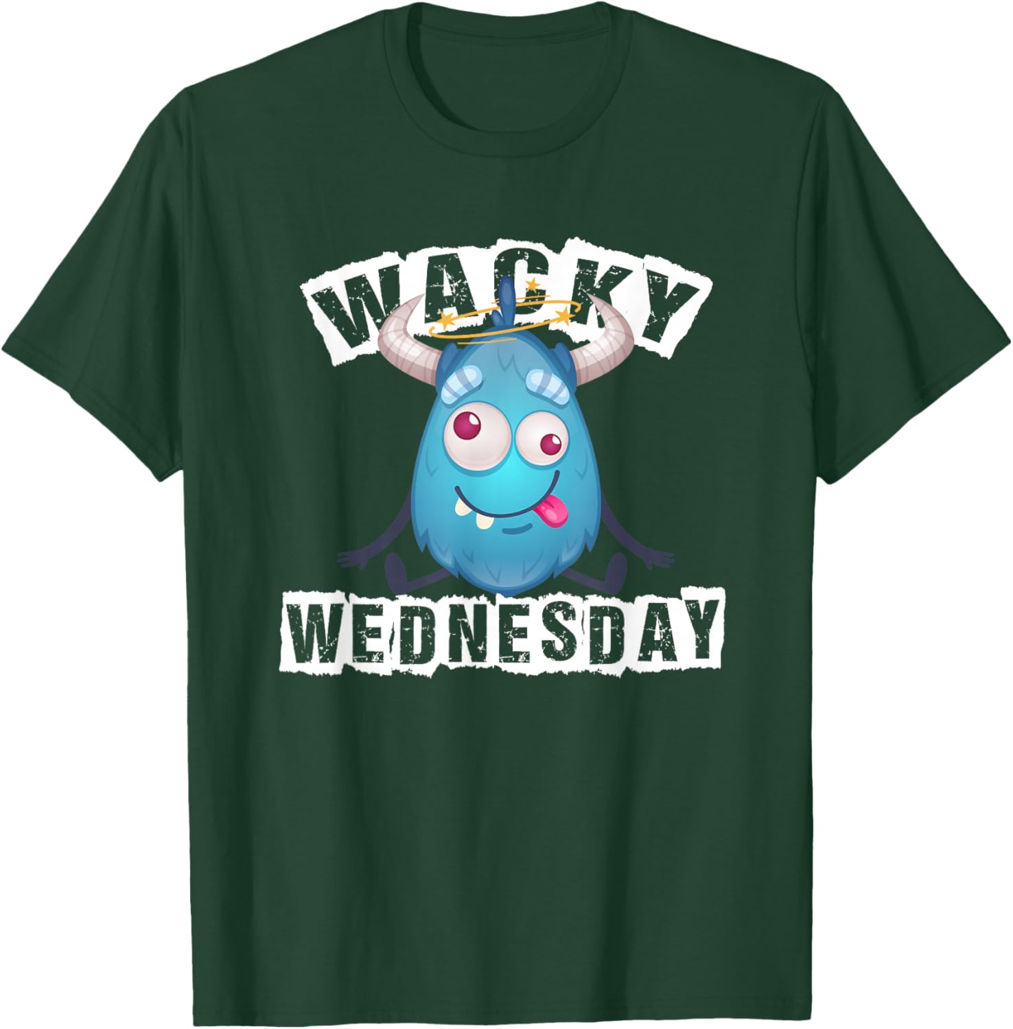 Wacky Wednesday Kids and Teachers | Mismatch Day Spirit Week T-Shirt - T-Shirt | Forest
