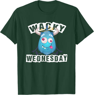 Wacky Wednesday Kids and Teachers | Mismatch Day Spirit Week T-Shirt - T-Shirt | Forest