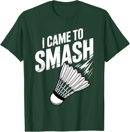 Cool Badminton Art Women Badminton Lover Badminton T-Shirt - T-Shirt | Forest