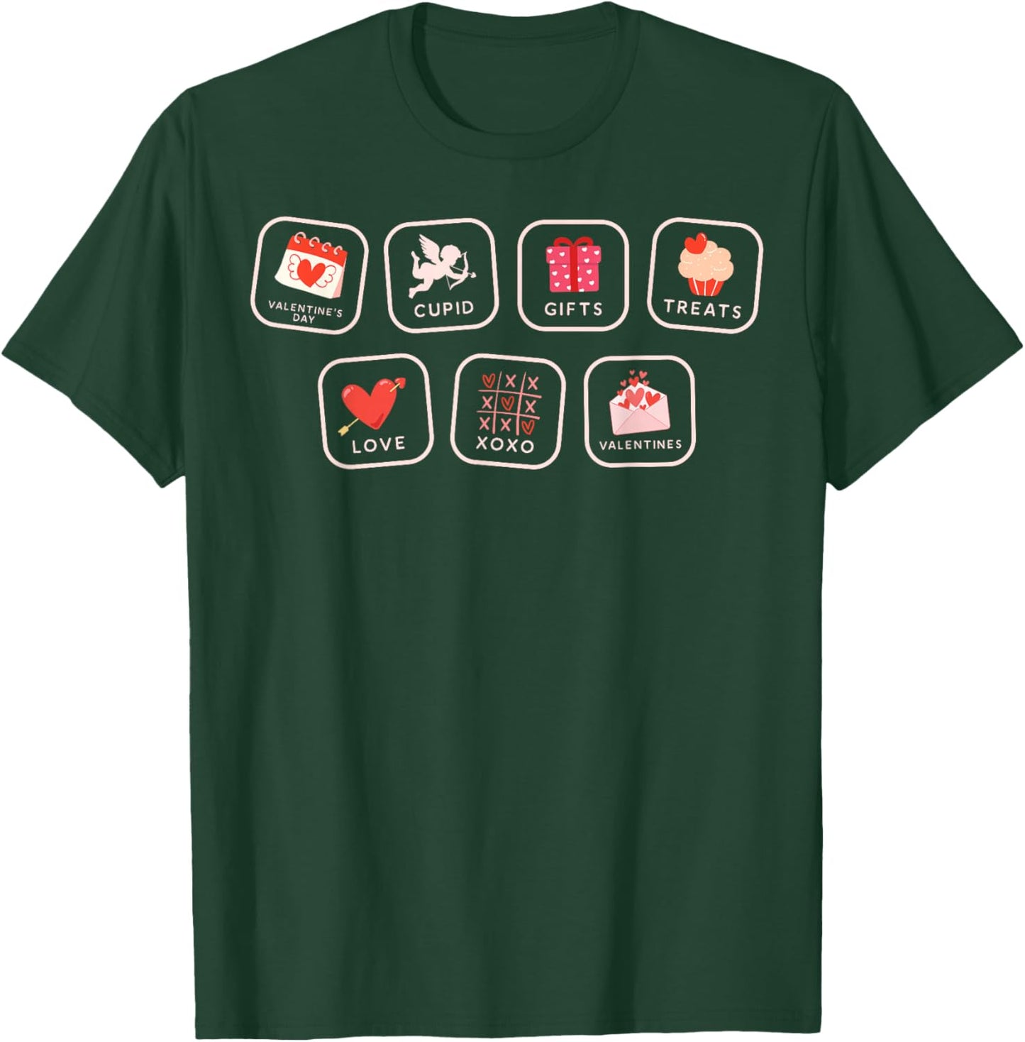 Valentine SPED Teacher AAC PCS Symbol Behavior Speech T-Shirt - T-Shirt | Forest