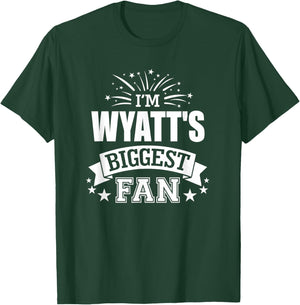 Wyatt Personalized Name Sports Fan Birthday Graduation T-Shirt - T-Shirt | Forest