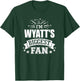 Wyatt Personalized Name Sports Fan Birthday Graduation T-Shirt - T-Shirt | Forest