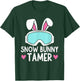 Skiers Men Snow Bunny Tamer Funny Ski Instructor T-Shirt - T-Shirt | Forest