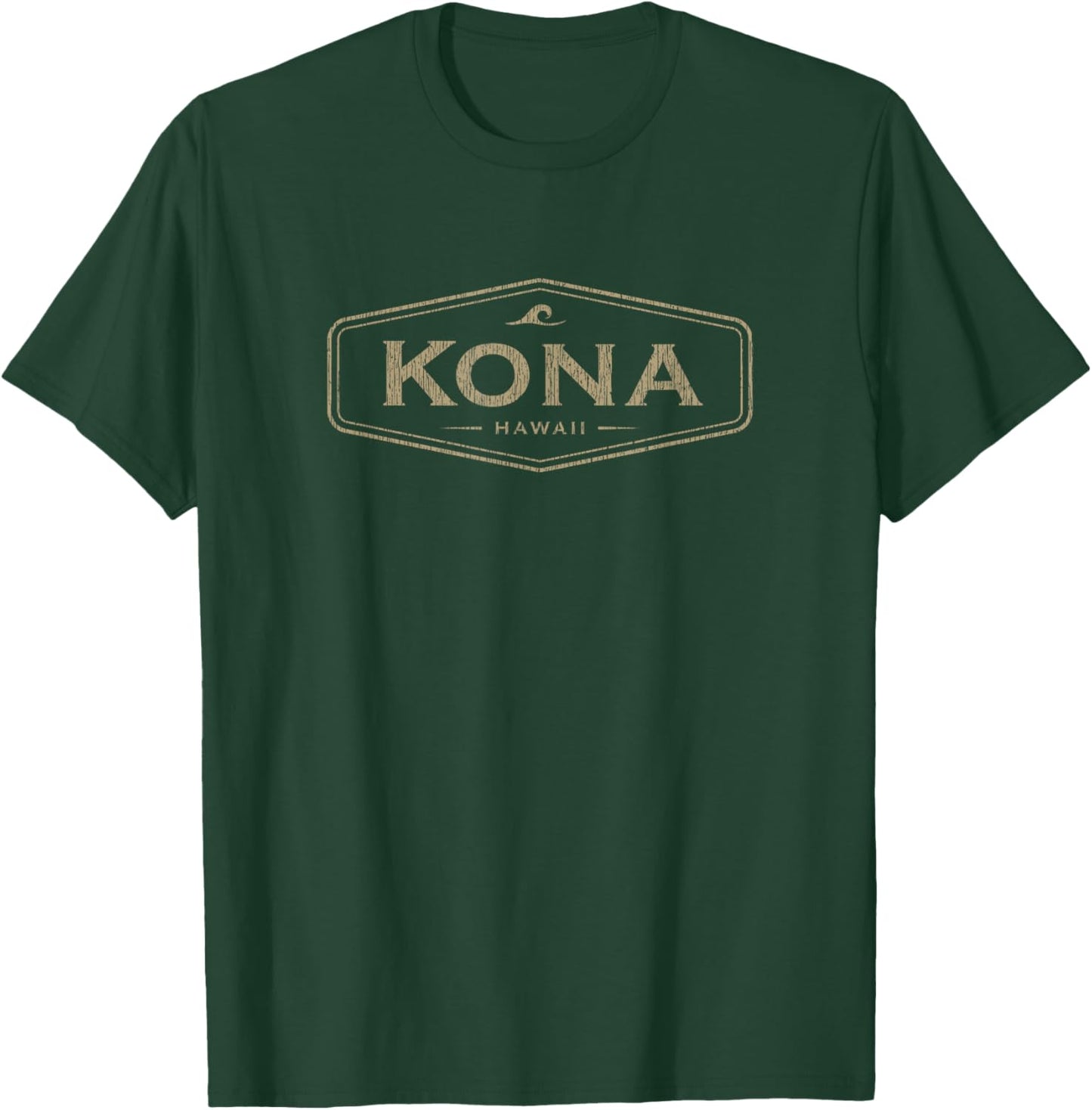 Kailua-Kona Hawaii Waves Girls Boys Souvenir T-Shirt - T-Shirt | Forest
