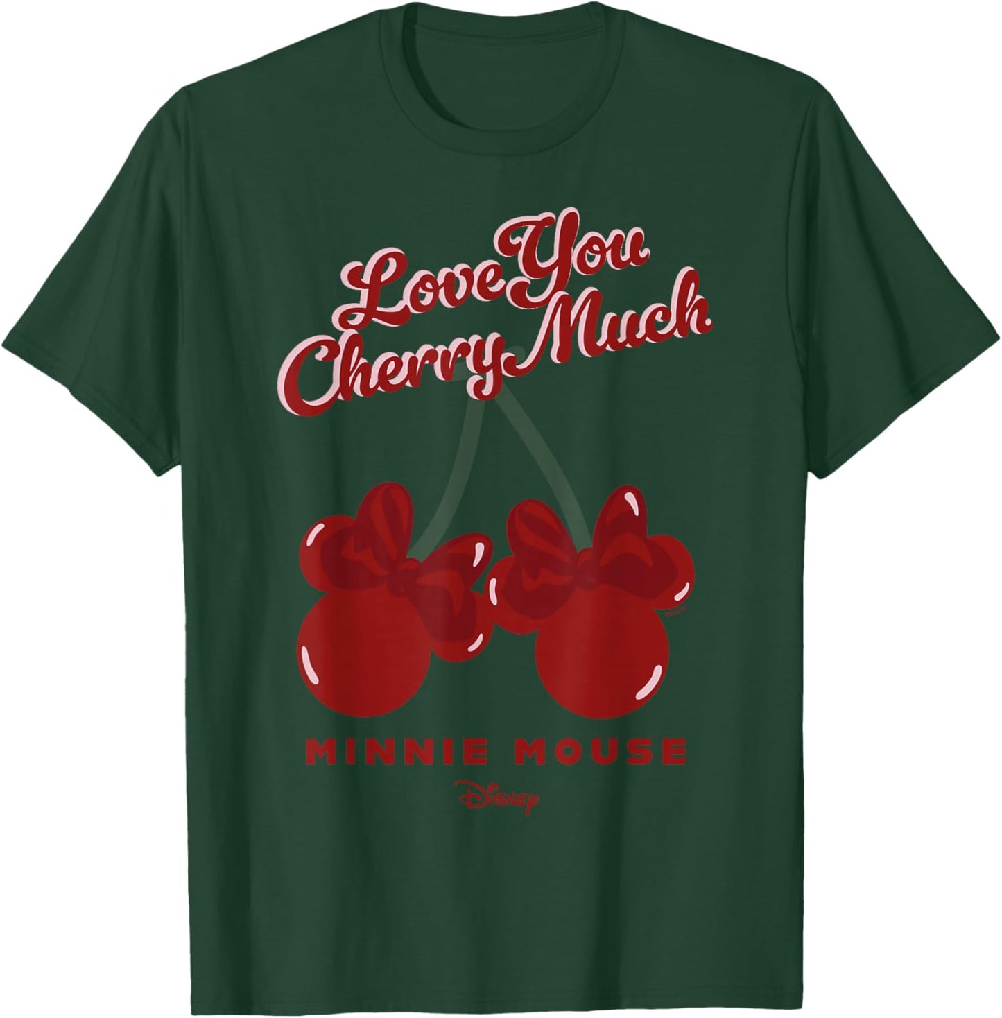 Disney Mickey and Friends Love You Cherry Much Minnie Mouse T-Shirt - T-Shirt | Forest