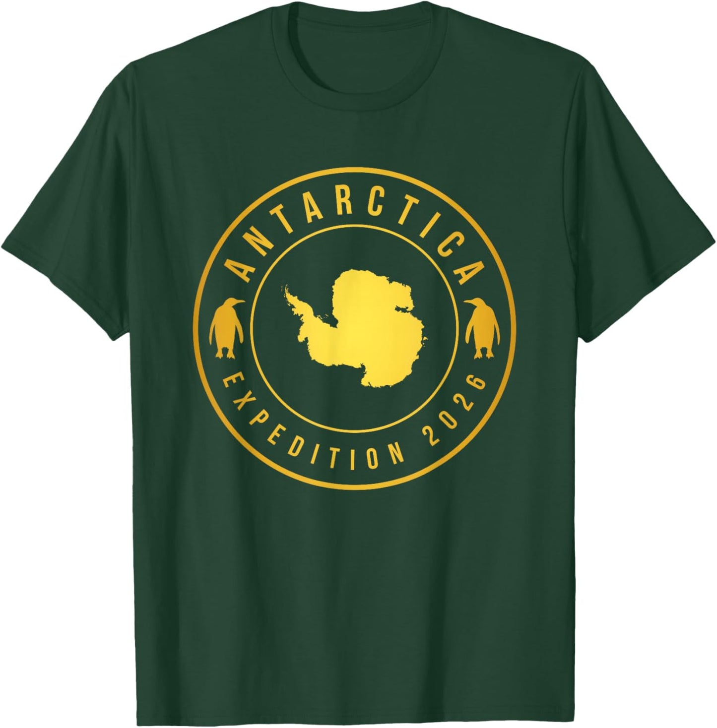 Antarctica Expedition 2026 - Retro Souvenir T-Shirt - T-Shirt | Forest