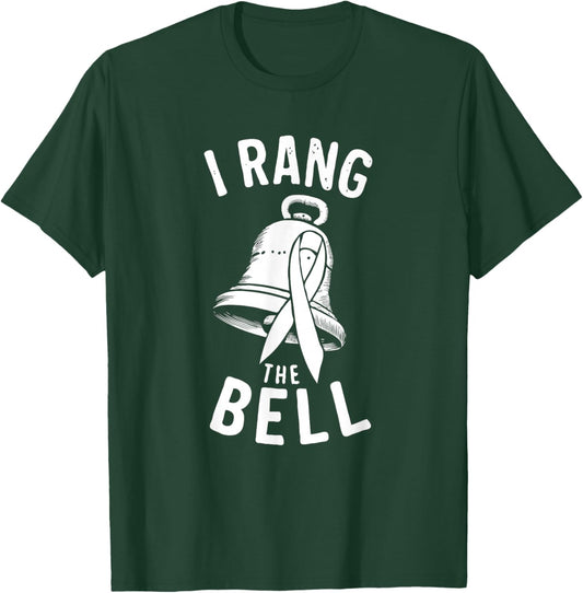 I RANG The Bell | Cancer Awareness T-Shirt - T-Shirt | Forest