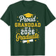 Proud Granddad of A 2026 Graduate Grad Senior Graduation T-Shirt - T-Shirt | Forest