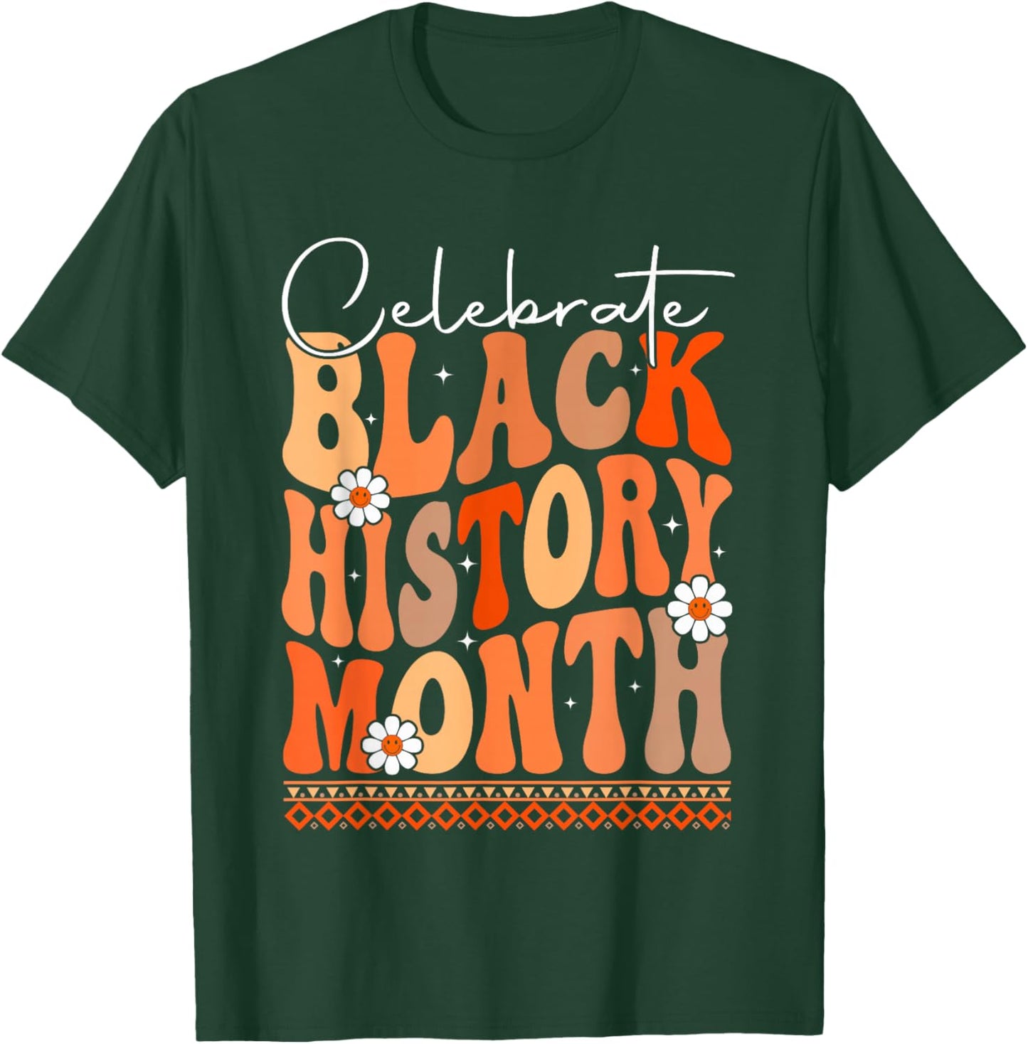 Celebrate Black History Month Women Kids T-Shirt - T-Shirt | Forest
