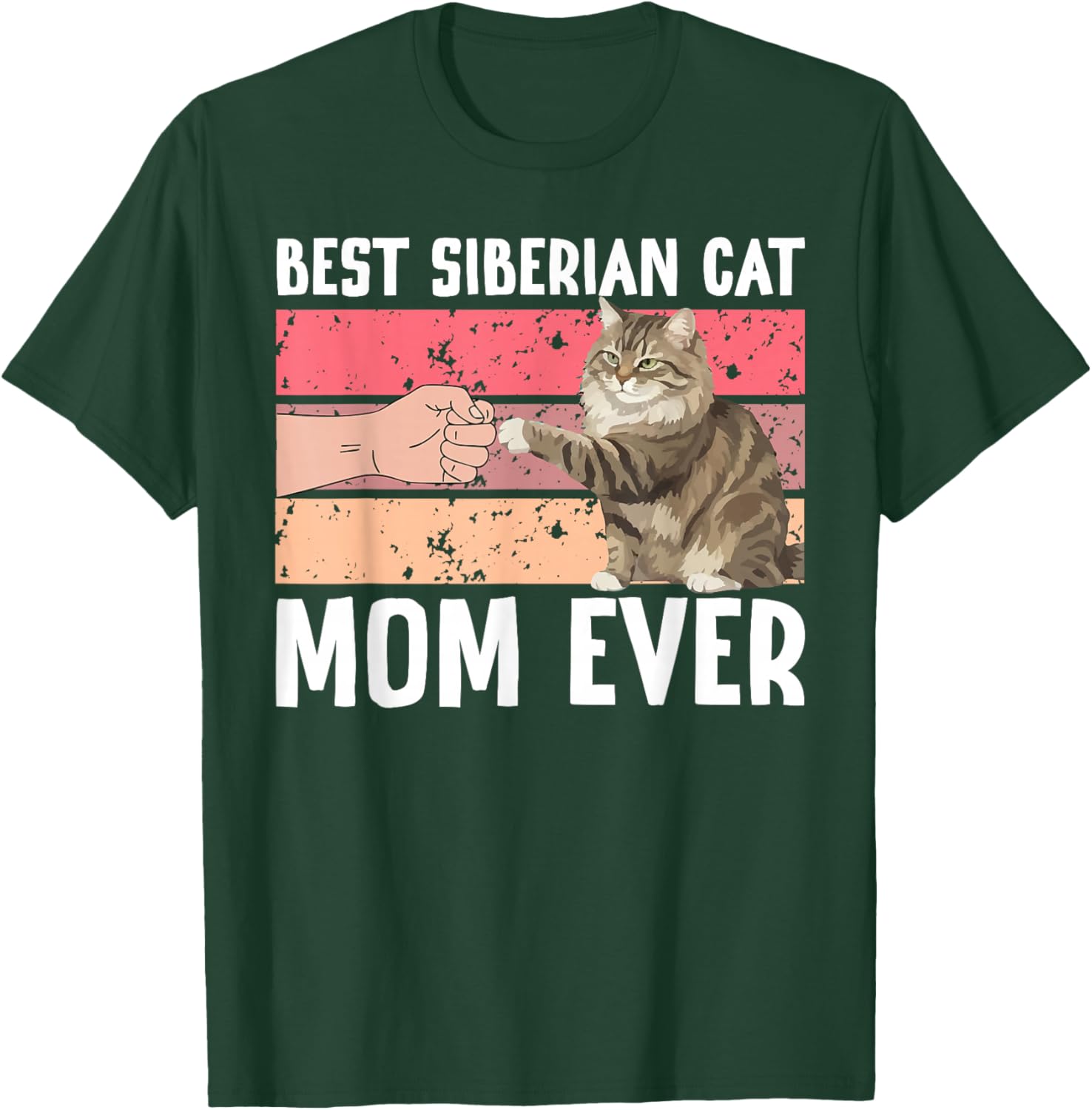 Best Siberian Cat Mom Ever Siberian Cat Owner T-Shirt - T-Shirt | Forest