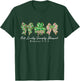 Not Lucky Simply Blessed Retro Coquette St Patrick's Day T-Shirt - T-Shirt | Forest