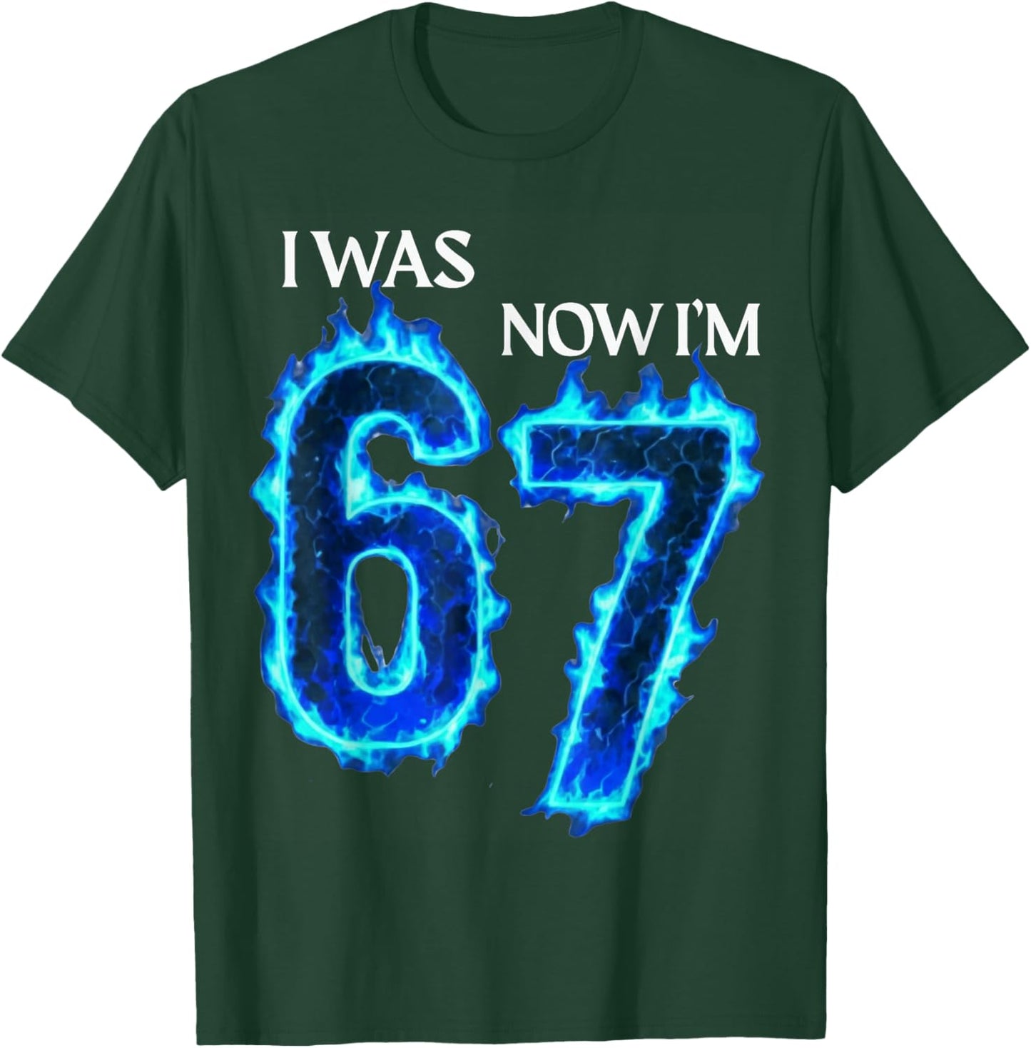 I was 6 Now I'm 7 Funny 6 7 Birthday Boys Girls 67 Birthday T-Shirt - T-Shirt | Forest