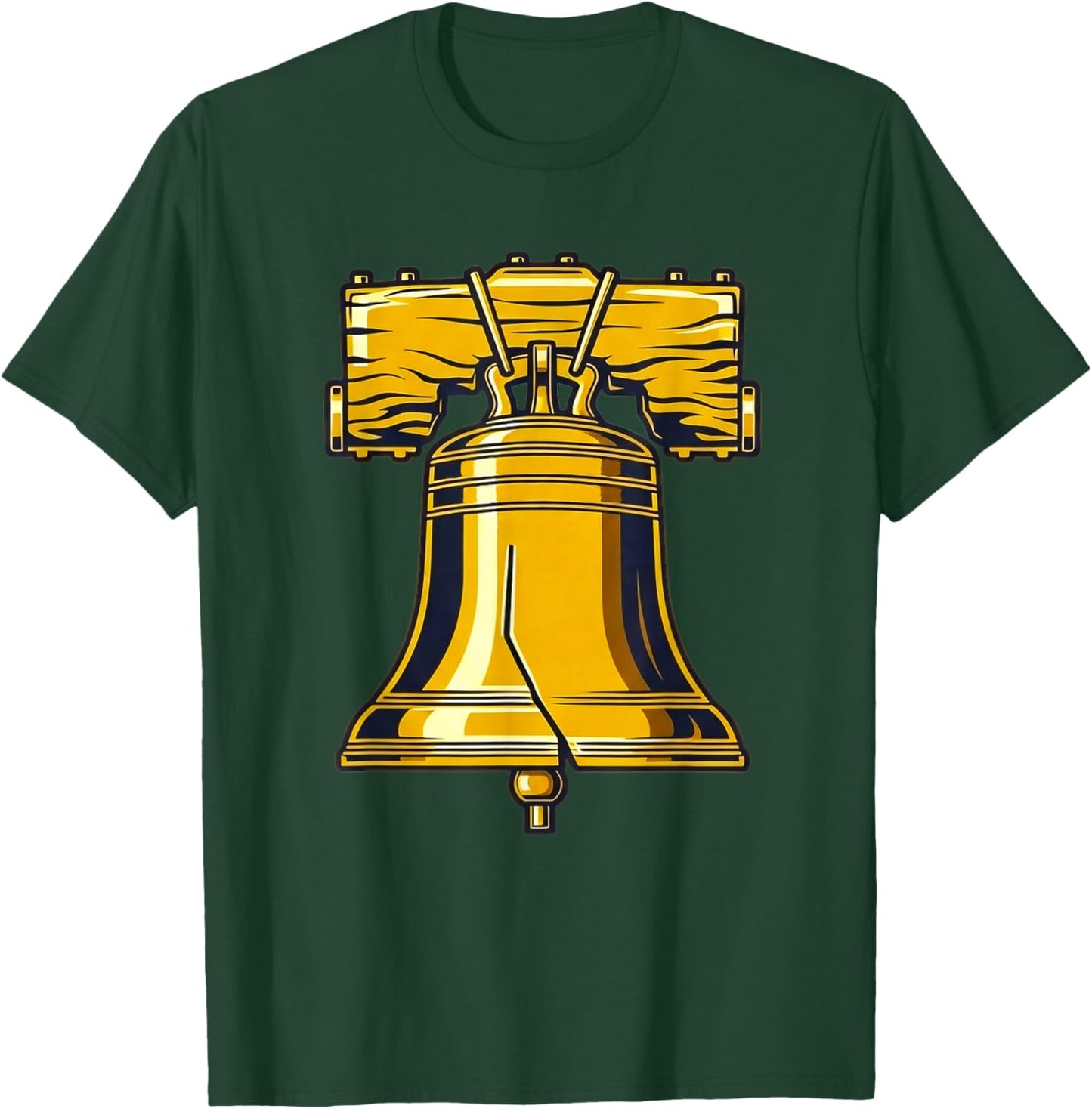 Liberty Bell Costume Adult Kid American Patriot Liberty Bell T-Shirt - T-Shirt | Forest