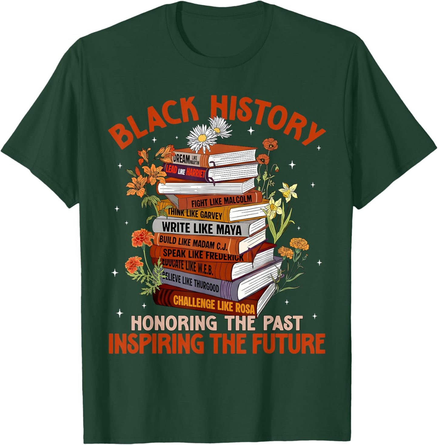 Black History Inspiring The Future African Outfit Men Women T-Shirt - T-Shirt | Forest