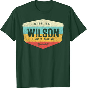 Wilson Personalized Name - Wilson T-Shirt - T-Shirt | Forest