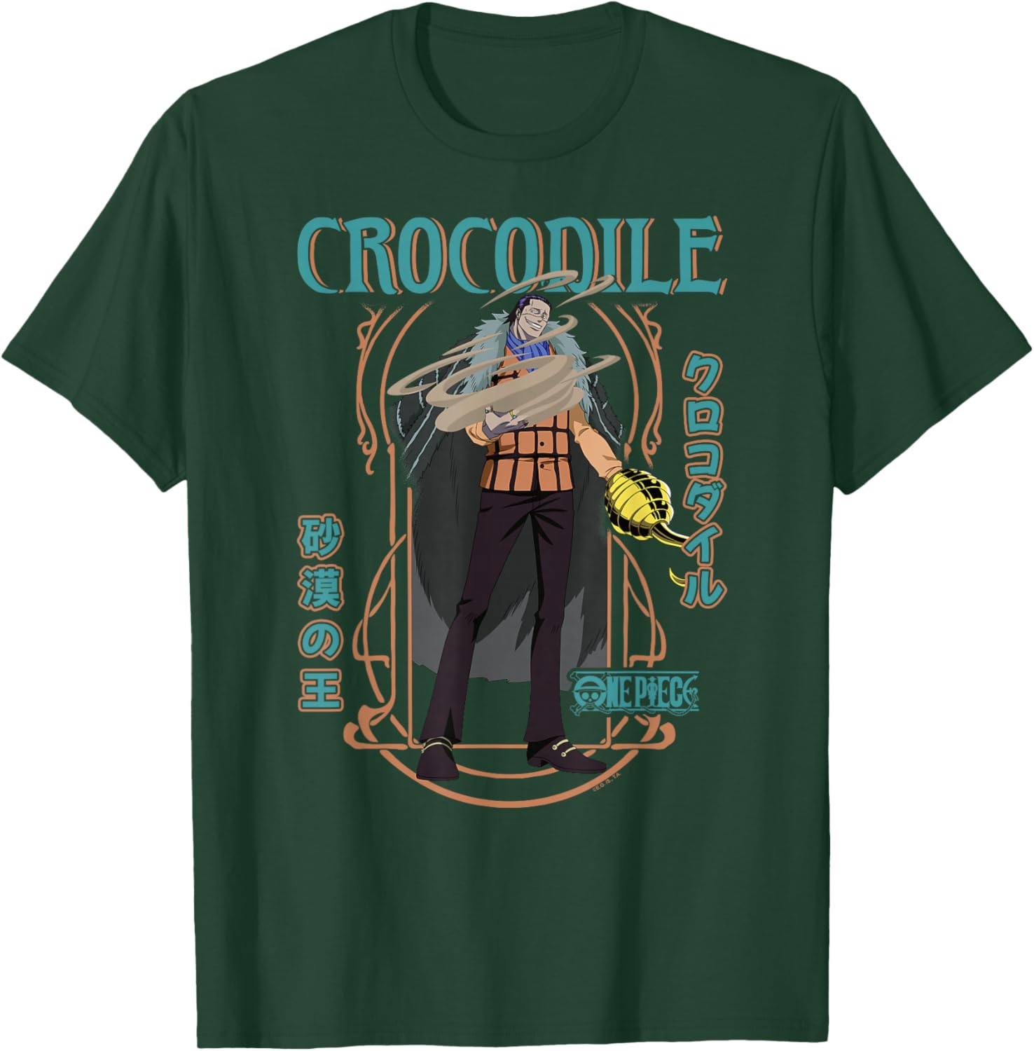 One Piece Anime Crocodile Desert King Warlord of The Sea T-Shirt - T-Shirt | Forest