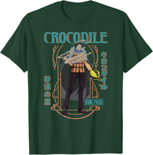 One Piece Anime Crocodile Desert King Warlord of The Sea T-Shirt - T-Shirt | Forest