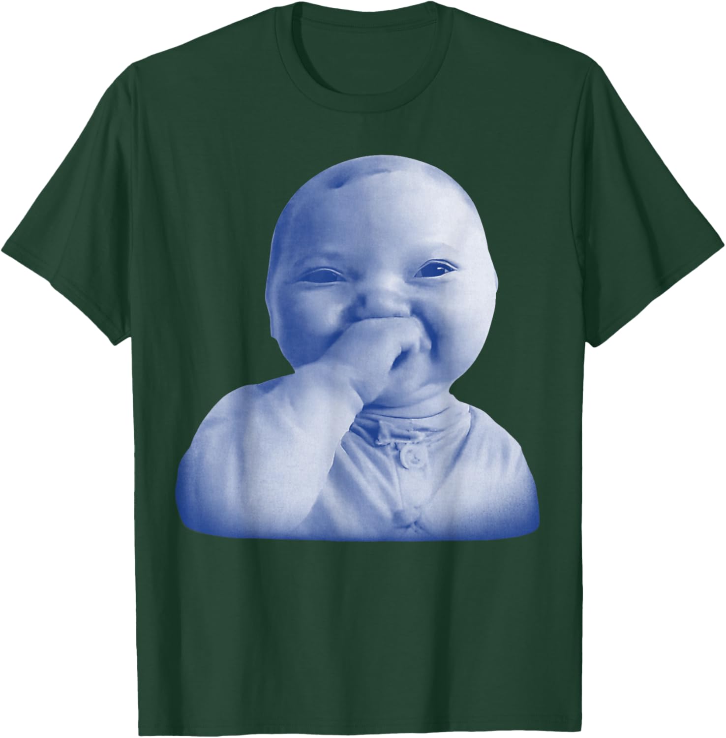 Ai Baby Meme Funny Laughing Baby Baby Meme Brainrot T-Shirt - T-Shirt | Forest