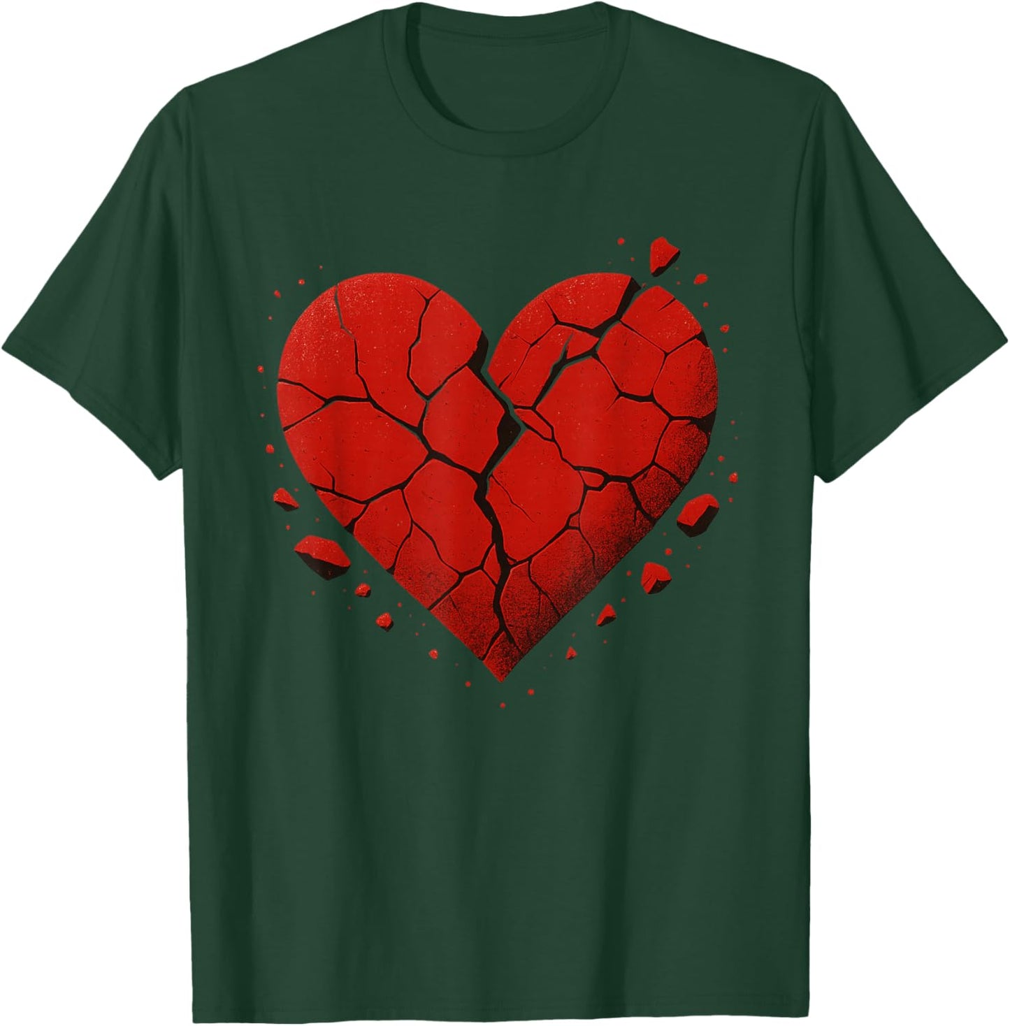 Broken Heart Anti Valentines Day T-Shirt - T-Shirt | Forest