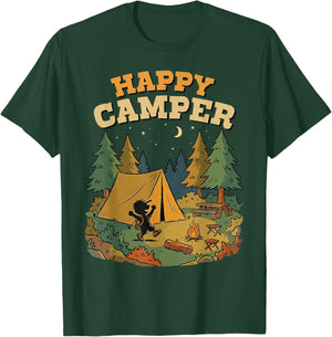 Happy Camper Camping for Boy T-Shirt - T-Shirt | Forest