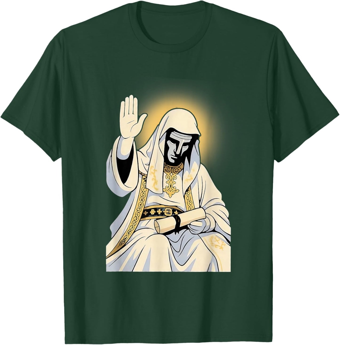 Sliver Mask King Baldwin IV Meme The Leper King Warrior T-Shirt - T-Shirt | Forest