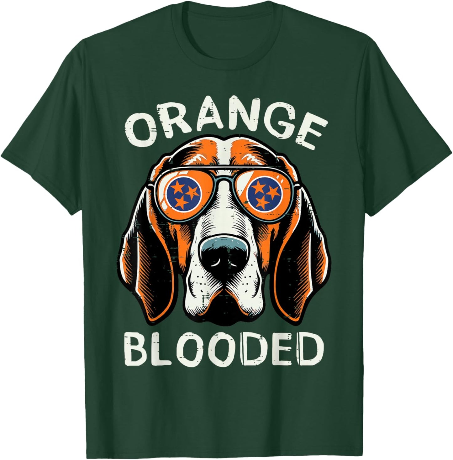 Tennessee Dog Men Kids Boys Girls Women Youth Teen T-Shirt - T-Shirt | Forest