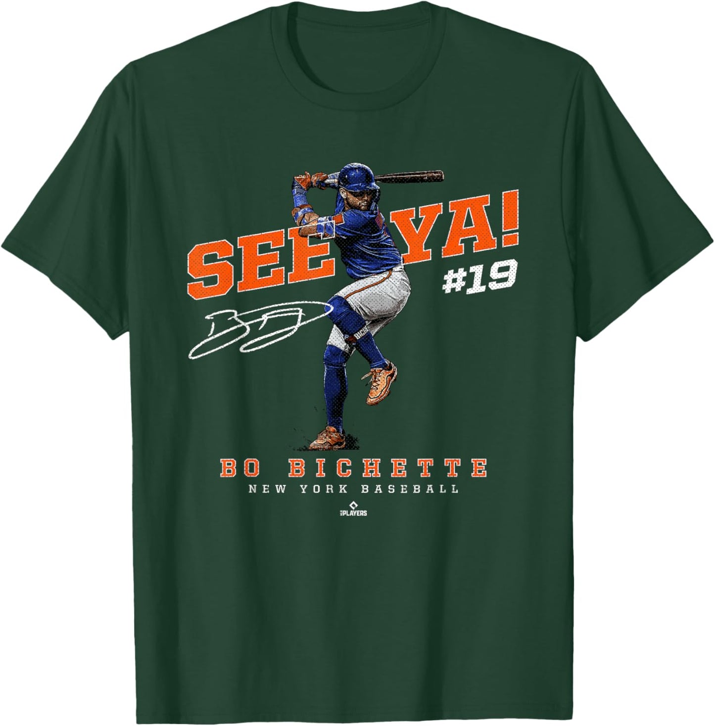 See Ya! Bo Bichette New York Baseball MLBPA T-Shirt - T-Shirt | Forest