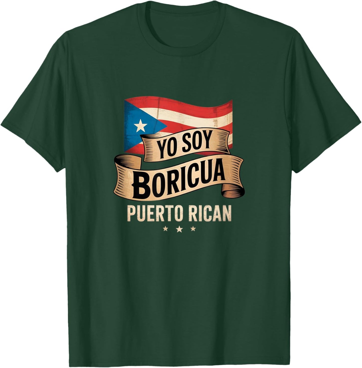 Yo Soy Boricua Pa Que Tu Lo Sepas Puerto Rican Flag Orgullo T-Shirt - T-Shirt | Forest